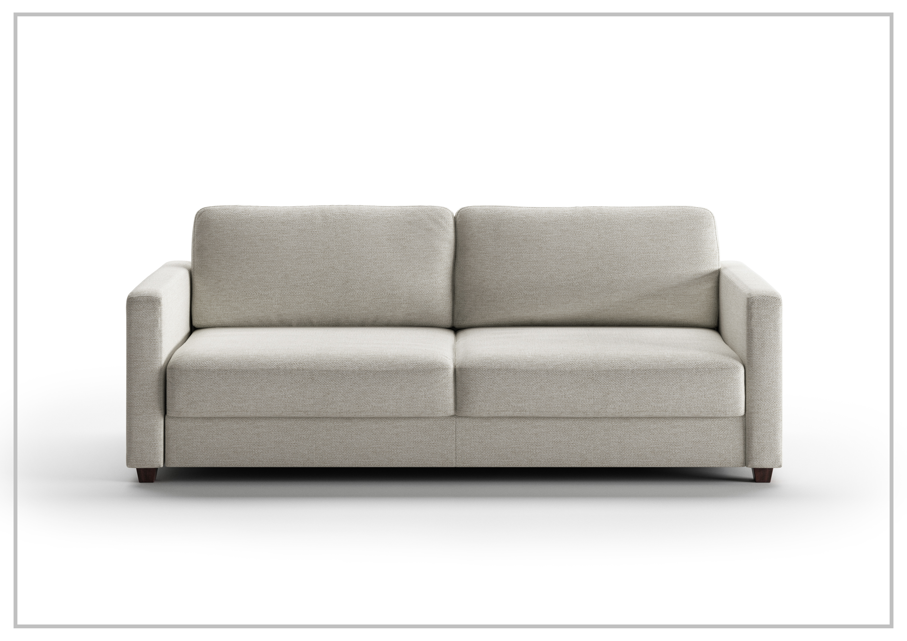 Luonto Emery Fabric Sleeper Sofa - Custom Made to Order with Easy Deluxe Function | Perfect for Small Spaces, Guest Rooms & Home Offices