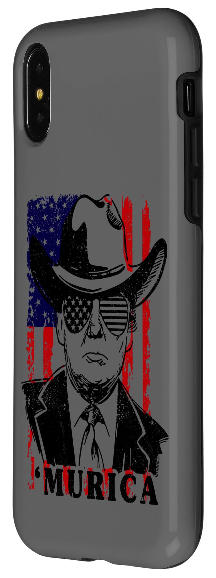iPhone X/XS Patriotic Donald Trump 2024 Case - Keep America Great - Durable Protective Cover for iPhone X/XS - Perfect for Political Supporters, Campaign Events & Patriotic Americans