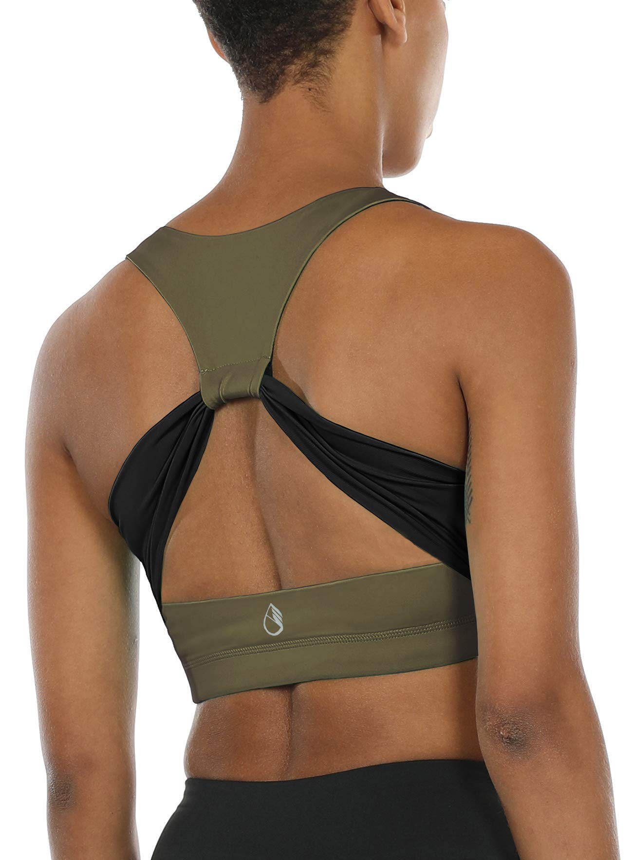 Icyzone Women's Workout Sports Bras - High Support Fitness, Running, Yoga & Athletic Exercise Tops for Active Lifestyles | Perfect for Gym, Jogging & Daily Wear