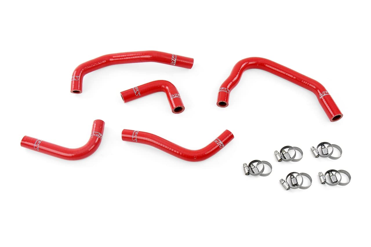 HPS 57-1285H-RED Red Silicone Heater Hose Kit for Coolant Systems - High Temperature Resistance, Perfect for Automotive, Marine & Industrial Applications