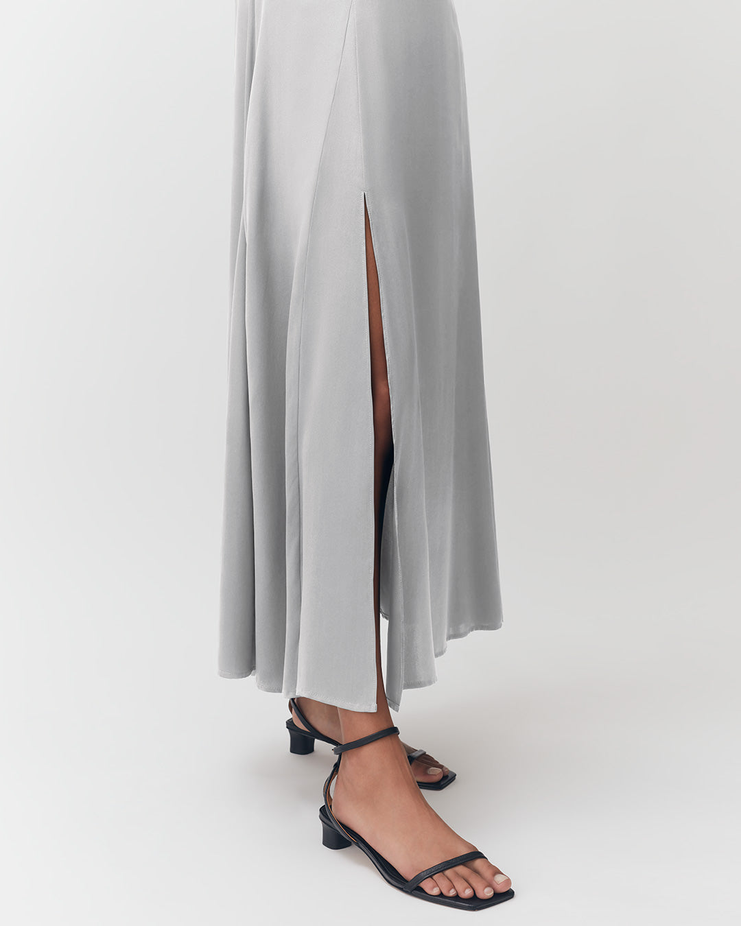 Elegant Washable Charmeuse Maxi Skirt for Women - Flowy Long Evening Dress Skirt - Perfect for Weddings, Parties & Summer Outfits
