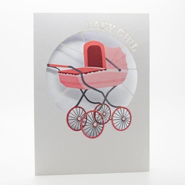 Adorable Baby Girl Greeting Card - Perfect for Birthdays, Baby Showers & Special Occasions | Heartwarming Newborn Wishes