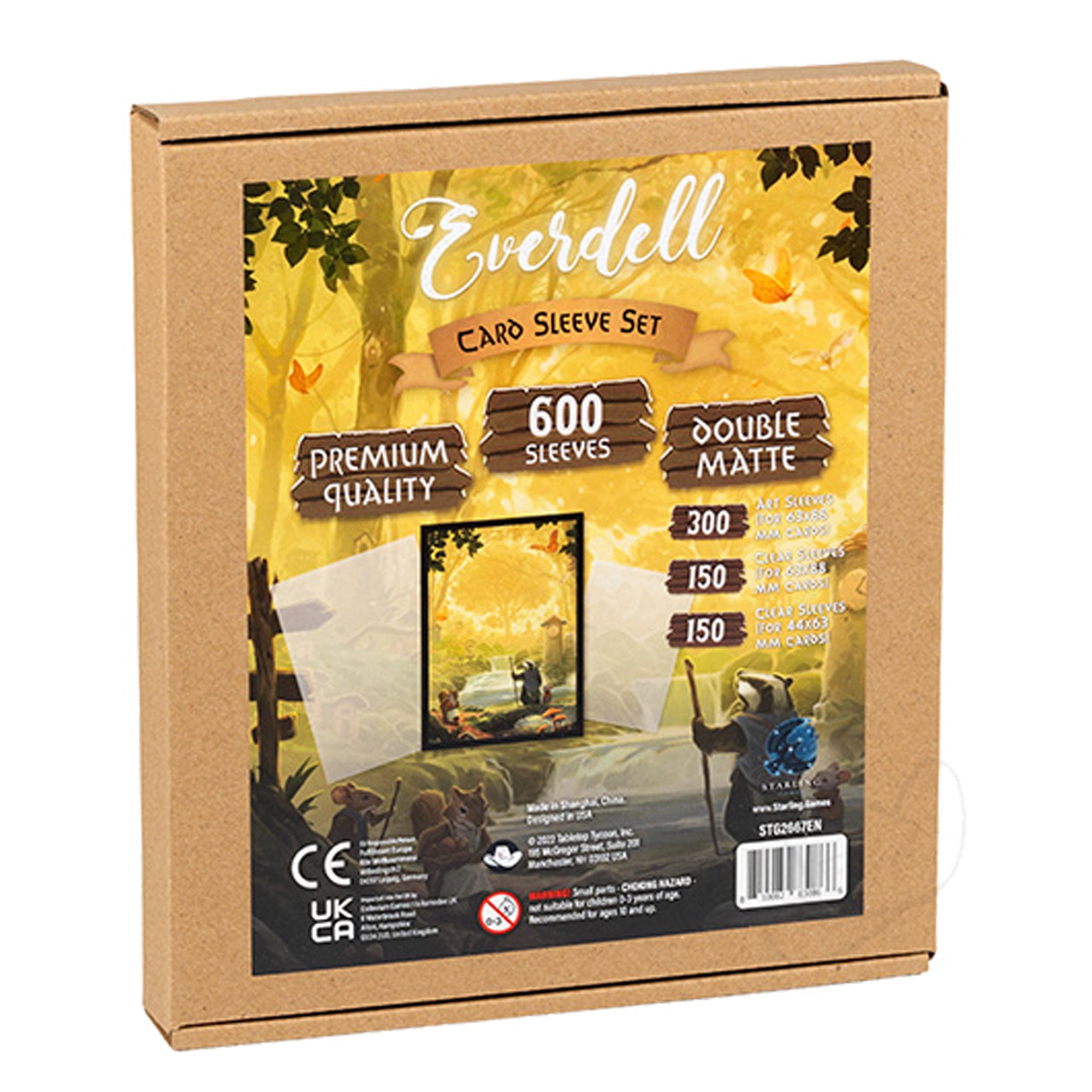 Premium Everdell Card Sleeves - 100pcs Standard Size (63.5x88mm) Board Game Protectors for Card Games, Collectible Trading Cards - Perfect for Game Nights & Card Storage