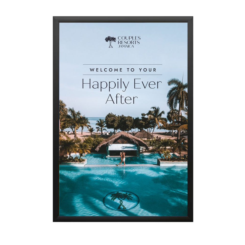24x60 Extra Large Poster Snap Frames - 1 1/4 Inch Wide Aluminum Profile for Mounted Graphics - Fits 1/8, 3/16 & 1/4 Inch Thick Boards - Perfect for Trade Shows, Retail Displays & Office Decor