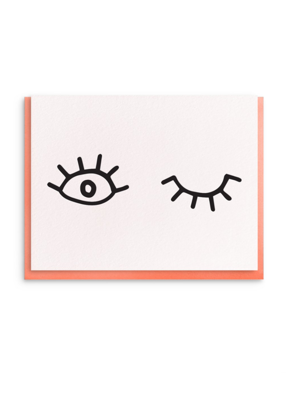 Wink Card - Funny Greeting Card for Friends & Family | Perfect for Birthdays, Anniversaries & Special Occasions | Express Love & Humor with This Unique Card