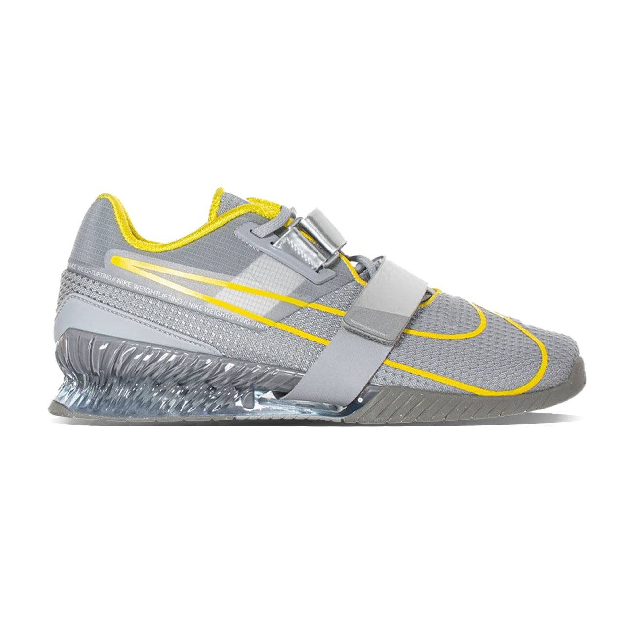 Nike Romaleos 4 Weightlifting Shoes - Grey Lightning Color | Crossfit Training & Powerlifting Gym Shoes for Men & Women