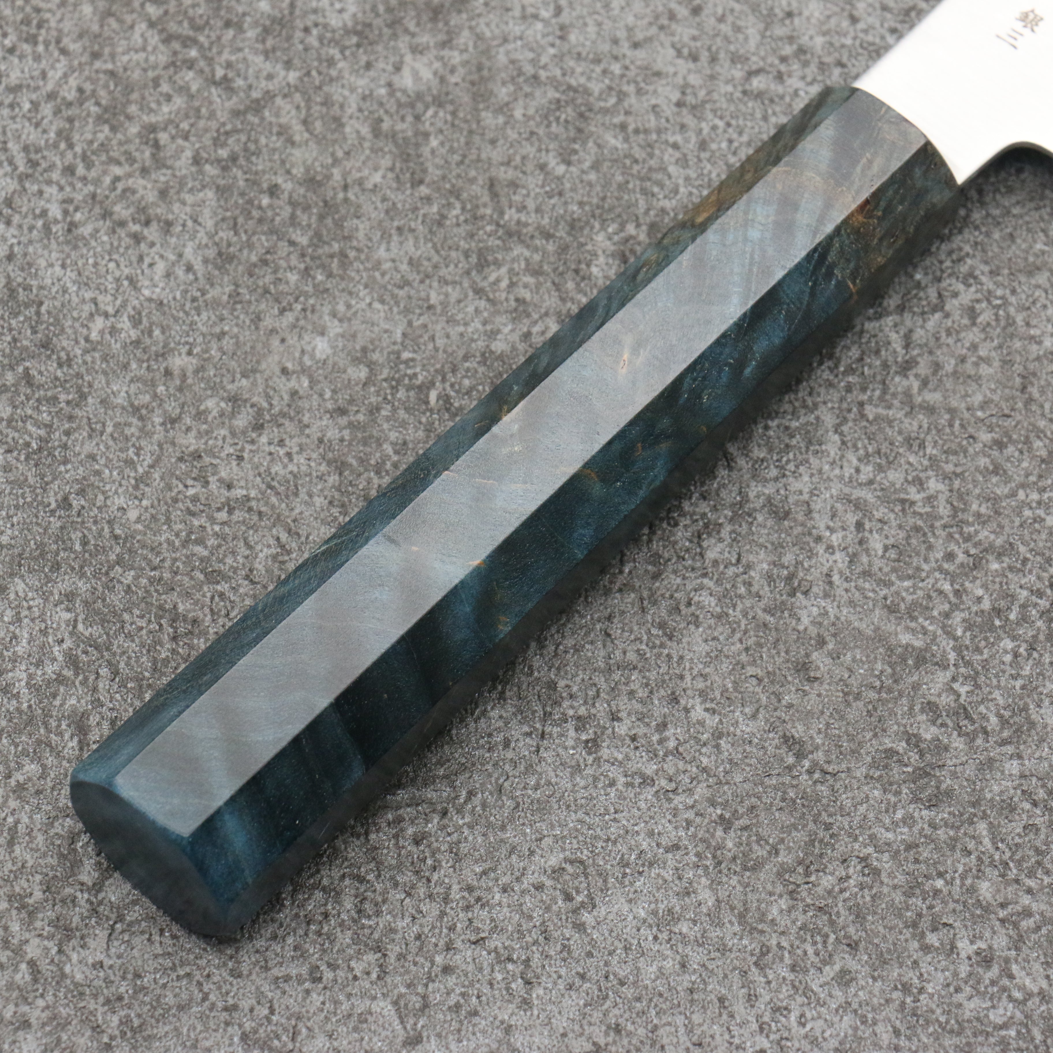 Seisuke Silver Steel No.3 Kiritsuke Petty Utility Knife 150mm - Japanese Chef Knife with Stabilized Wood Handle - Perfect for Slicing, Chopping & Precision Kitchen Tasks