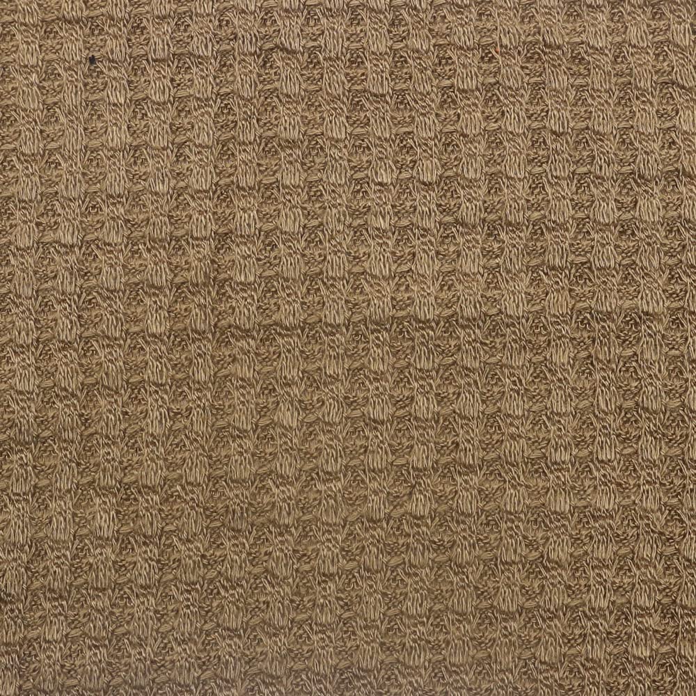 Premium Camel Waffle Rayon Spandex Open Knit Fabric by The Yard - Soft Stretchy Material for DIY Dresses, Tops & Home Decor Projects
