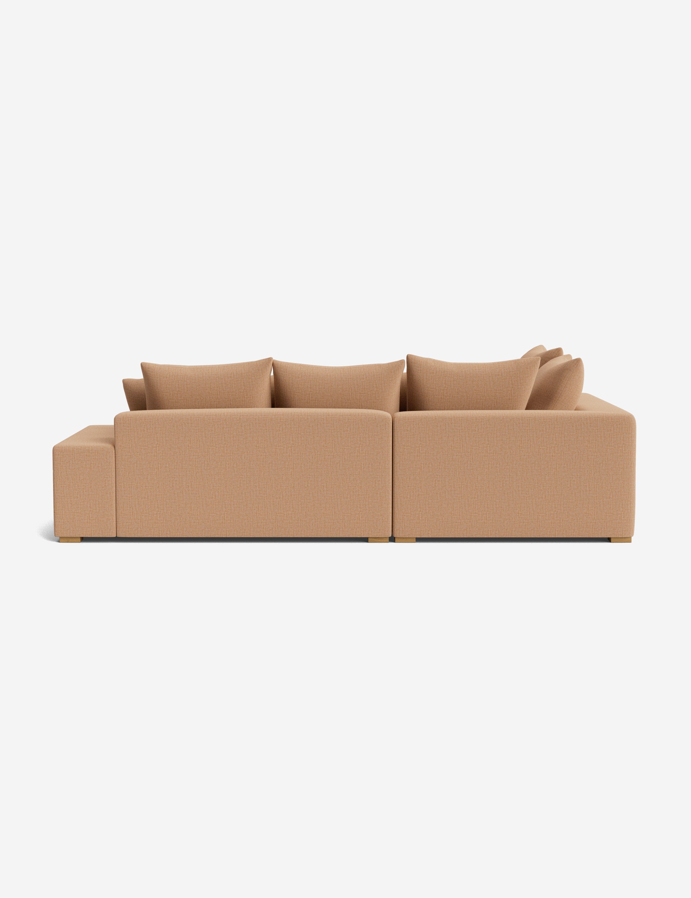 Stylish Clayton Sectional Sofa - Modern L-Shaped Couch for Living Room, Home Theater & Lounge Areas | Comfortable Fabric Upholstery & Spacious Seating