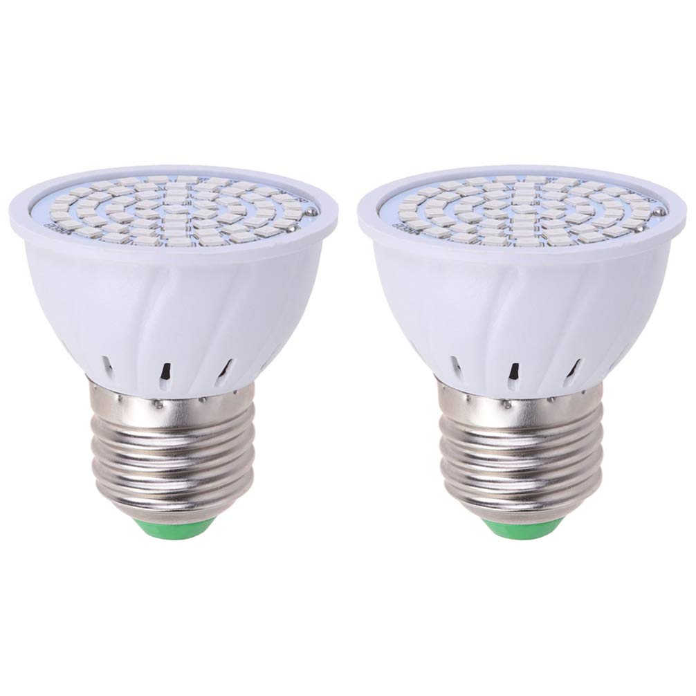 Uonlytech 2 Pack Full Spectrum LED Grow Lights for Indoor Plants - Hydroponic Greenhouse Gardening, Flowers & Vegetables - Perfect for Home Garden, Plant Growth & Seed Starting