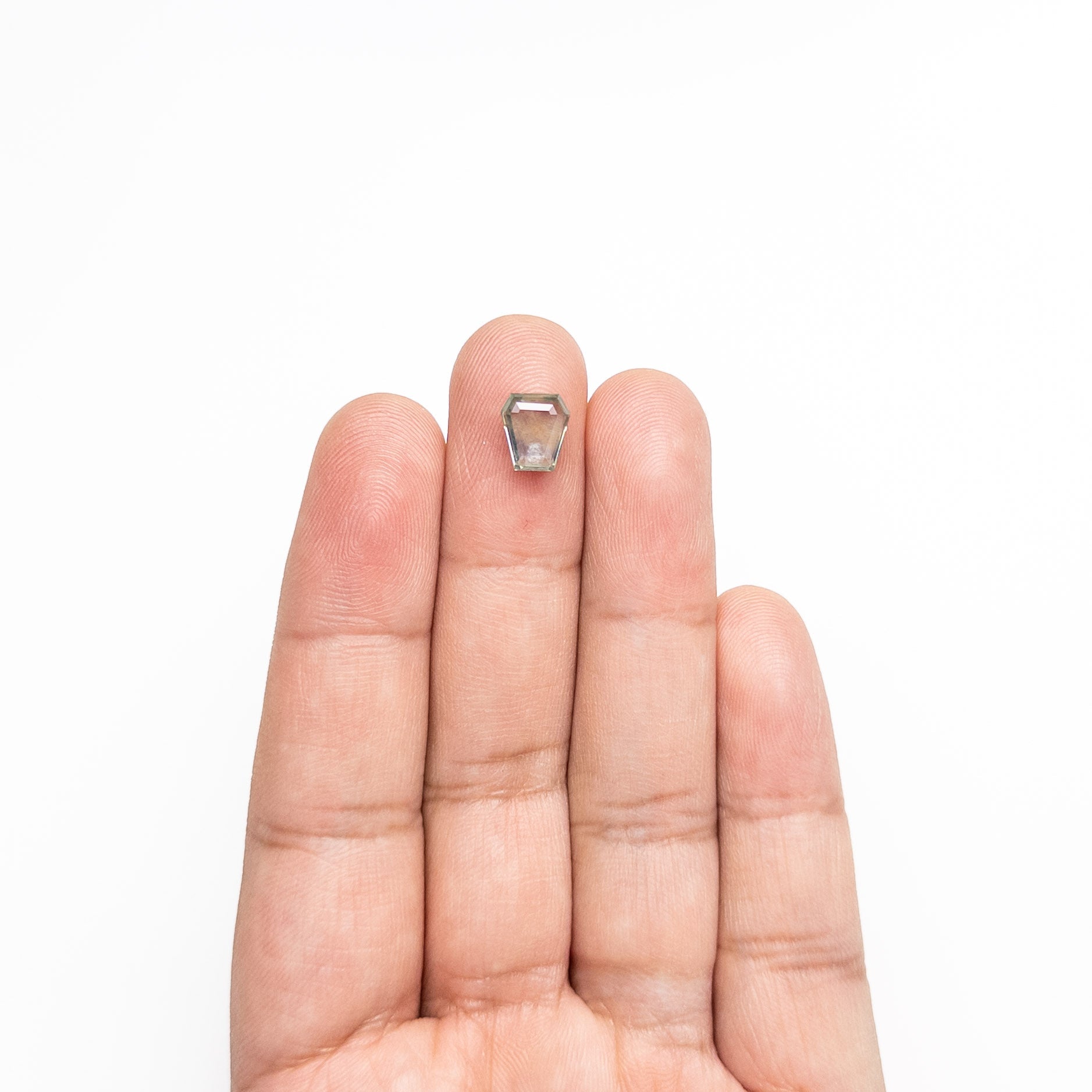 1.93ct Natural Blue Coffin Portrait Cut Sapphire Gemstone (8.06x7.32x3.11mm) - Perfect for Custom Jewelry, Engagement Rings & Unique Gifts