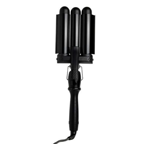 Mermade Hair Pro Waver 32mm - Black Professional Hair Curling Iron for Beach Waves & Loose Curls - Perfect for Styling, Parties & Everyday Looks
