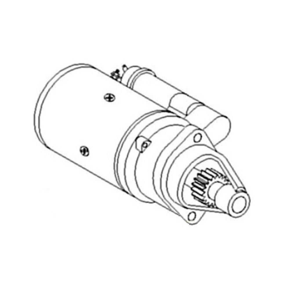 RAParts New Starter Compatible with John Deere RE503226 RE504807 0-001-230-002 18361 - Perfect for Tractor, Combine & Agricultural Equipment Repair