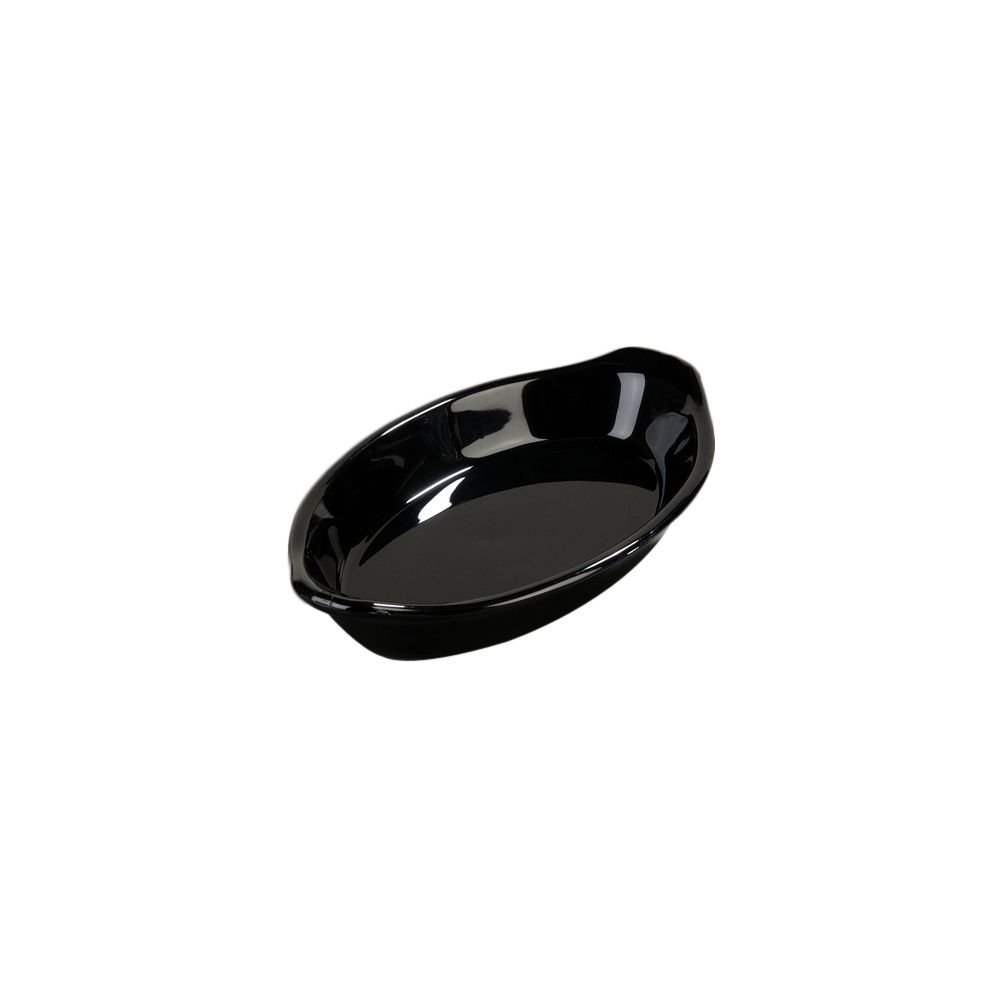 Carlisle 740003 12 Oz Black Oval Casserole Dish - Set of 24 for Catering & Restaurants - Perfect for Baking, Serving & Food Storage