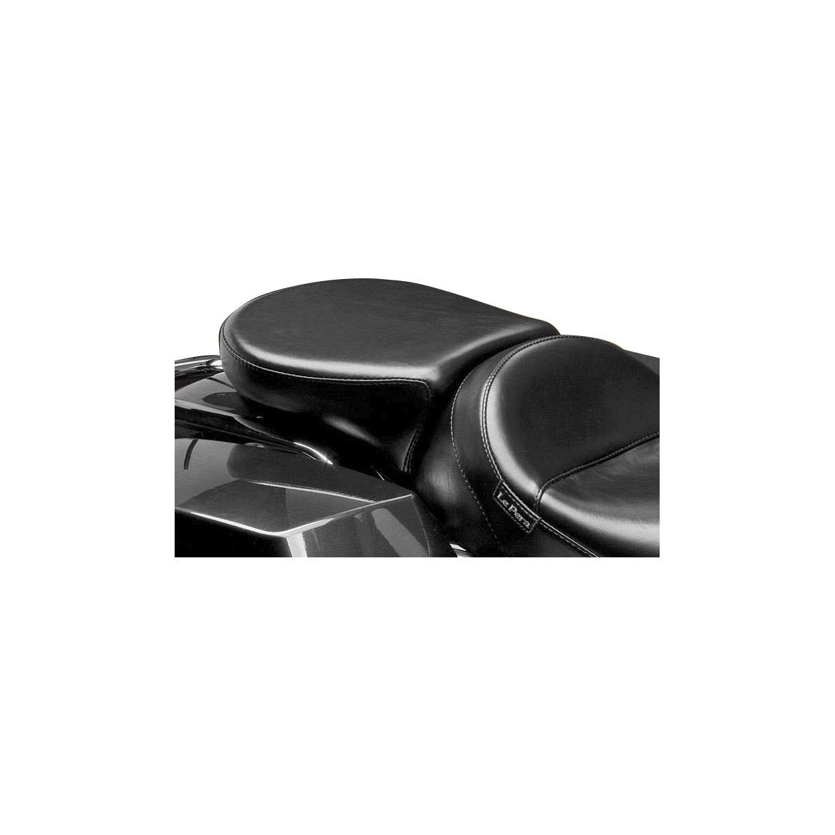 Le Pera Aviator Solo Smooth Wide Passenger Seat LK-017PDX - Premium Motorcycle Seat for Harley Davidson - Comfortable Riding for Long Trips & Cruising