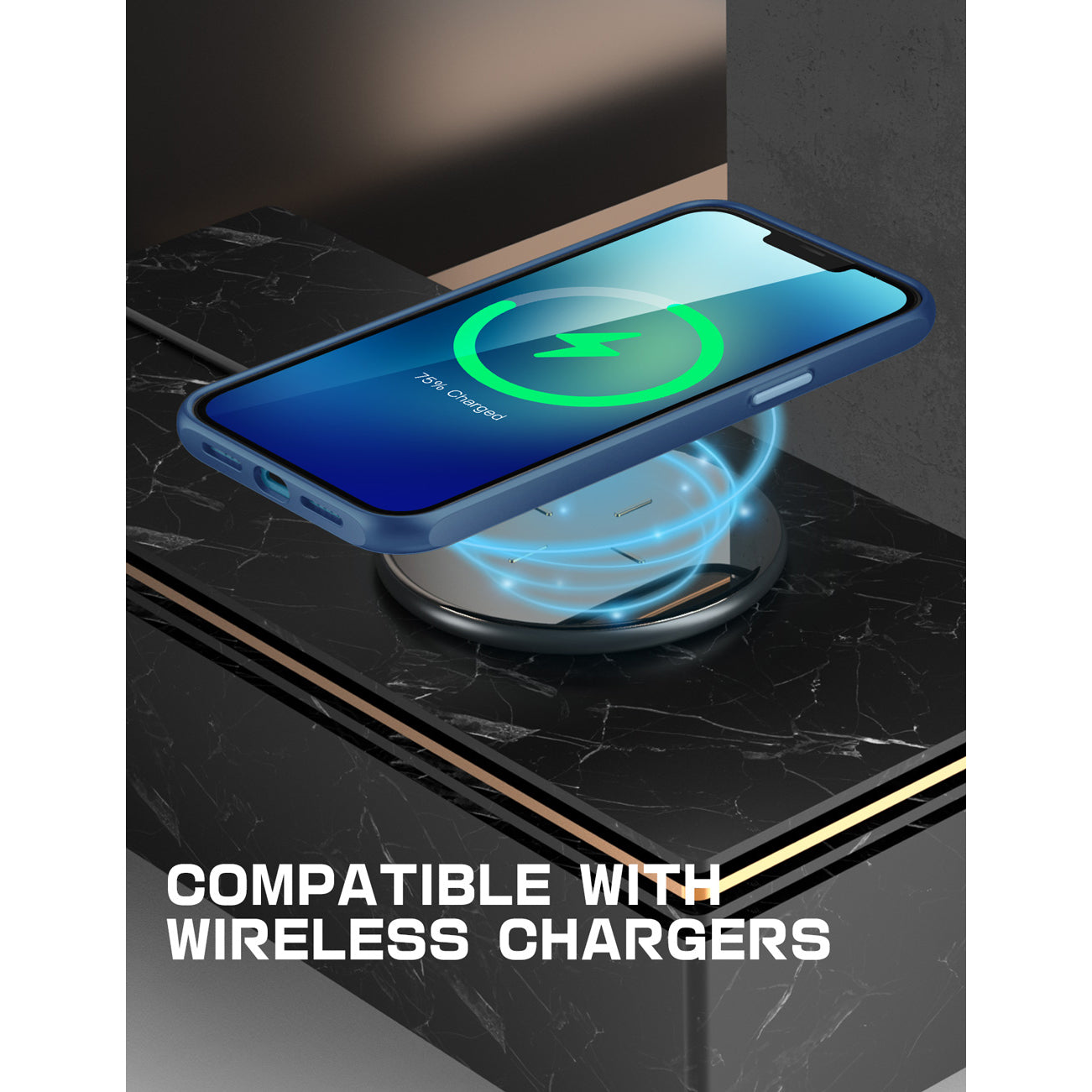 iPhone 13 Case 6.1 Inch - Unicorn Beetle Slim Clear Protective Cover with Shock Absorption in Blue | Perfect for Everyday Use, Travel & Outdoor Activities