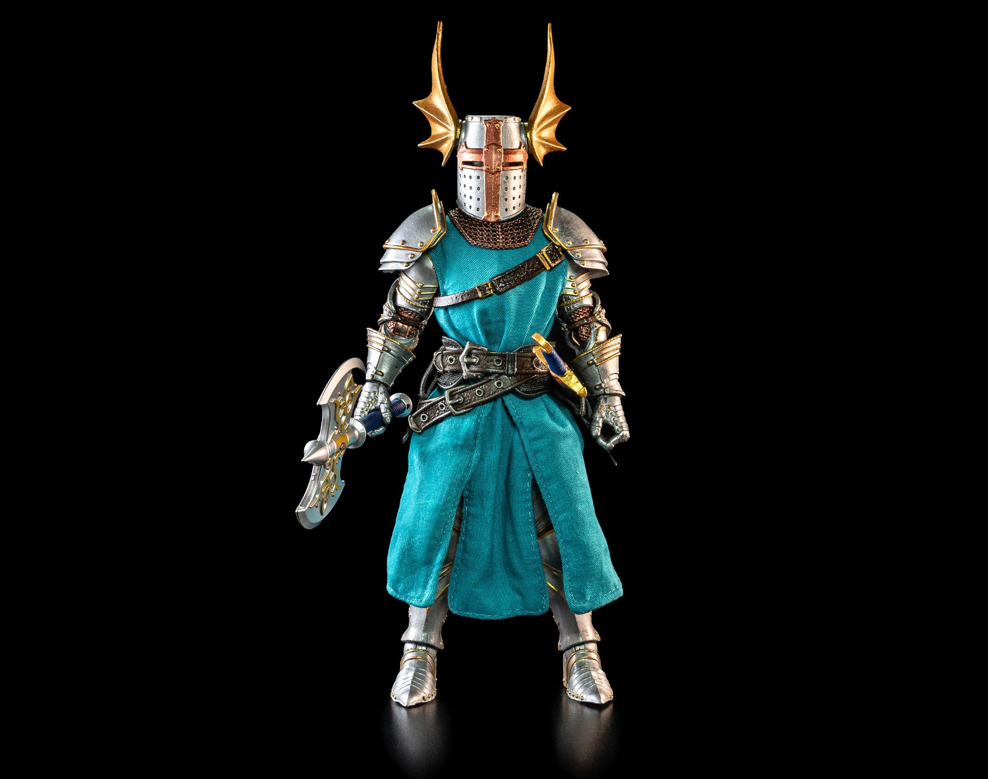 Mythic Legions: Ashes of Agbendor Blue Shield Action Figure - Preorder Now | Fantasy Collectible for Display & Role-Playing Games