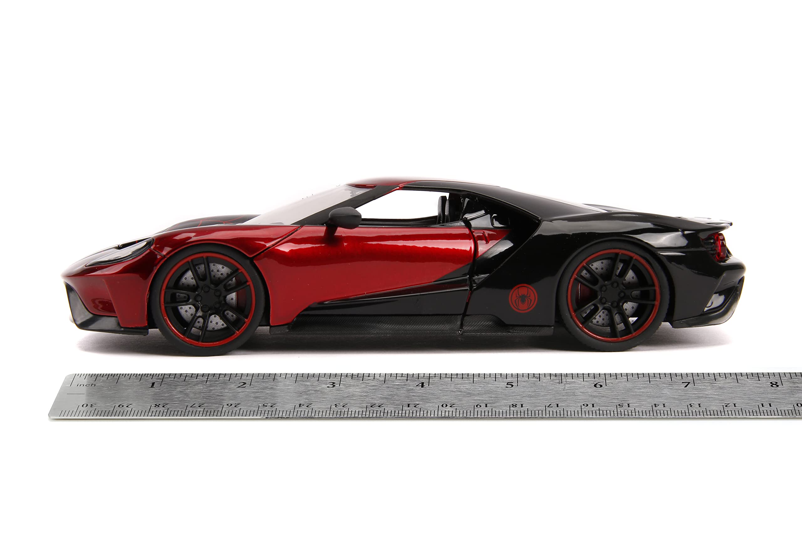 Jada Toys Marvel 1:24 Scale 2017 Ford GT Diecast Model Car with 2.75