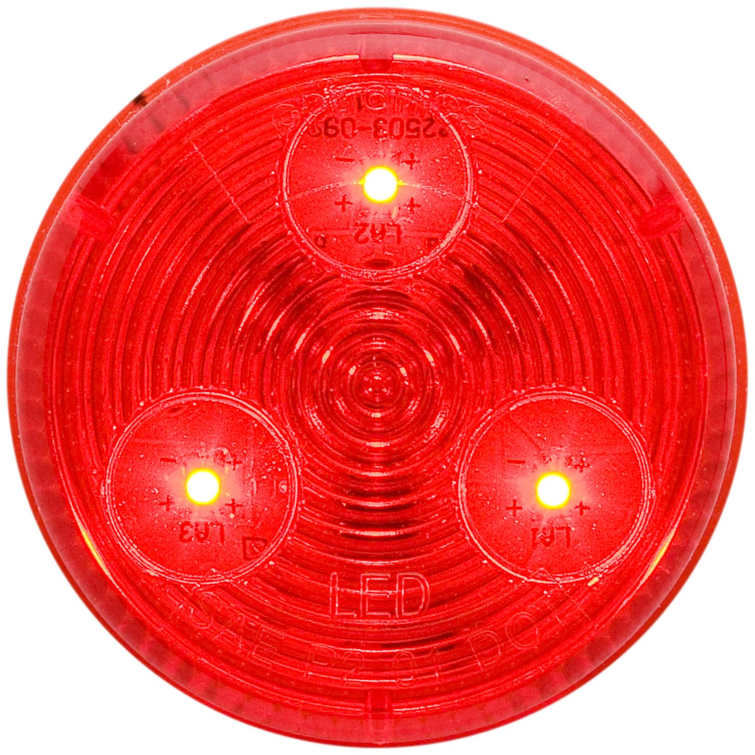 Optronics MCL55RBP LED Marker and Clearance Lights - Red/Amber - DOT Certified for Trucks, Trailers & Commercial Vehicles - Durable Weatherproof Design for Road Safety & Visibility