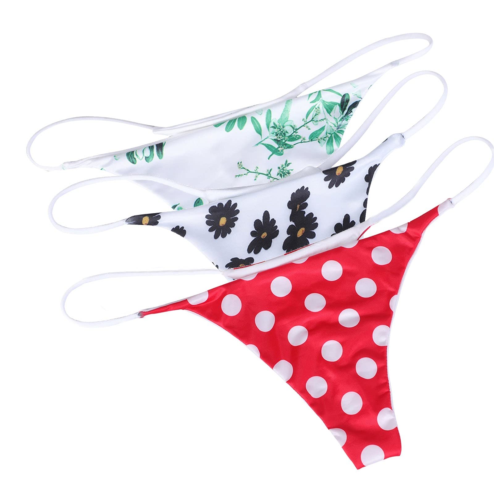 Sexy Low-Rise T-Back G-String Panties for Women - 3 Pack Soft Comfortable Lingerie Set with Corset Style | Perfect for Date Night, Boudoir Photos & Sensual Occasions