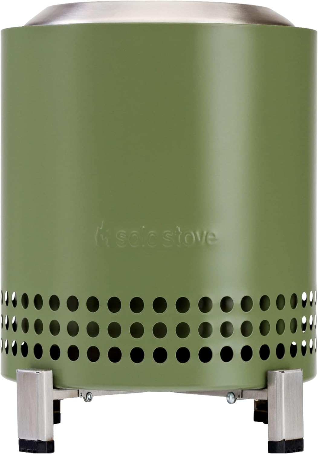 Solo Stove Mesa XL Fire Pit - Portable Outdoor Camping Firepit for Backyard, Patio & Beach - Smokeless Stainless Steel Design - Deep Olive Green (SSMESA FG DEEPOLIVE) - Perfect for Camping Trips, Backyard Gatherings & Outdoor Adventures