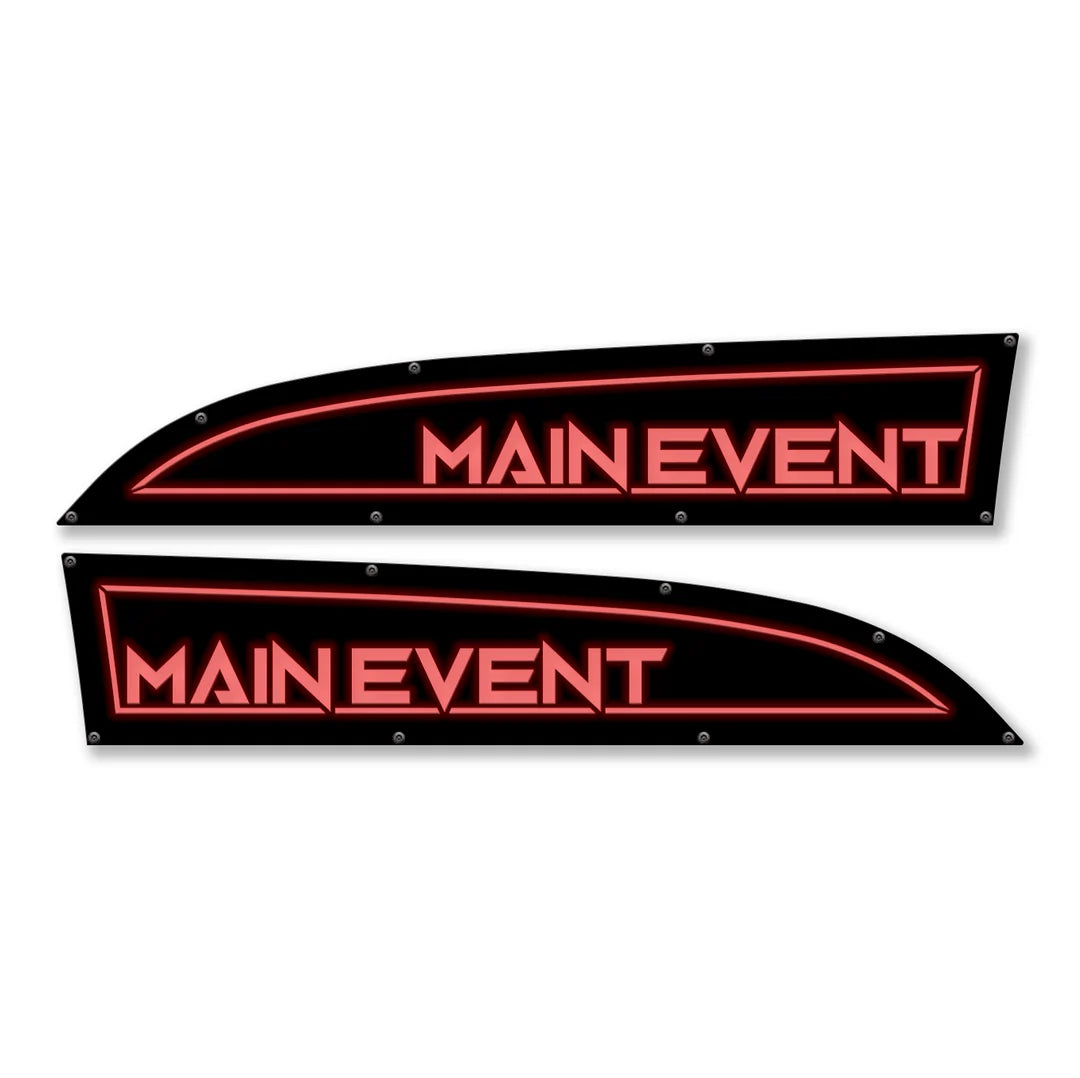 Custom LED Fender Badge Replacements for 2011-2016 Ford Super Duty Trucks - Fully Customizable Main Event LED Emblem - Perfect for Off-Roading & Truck Customization
