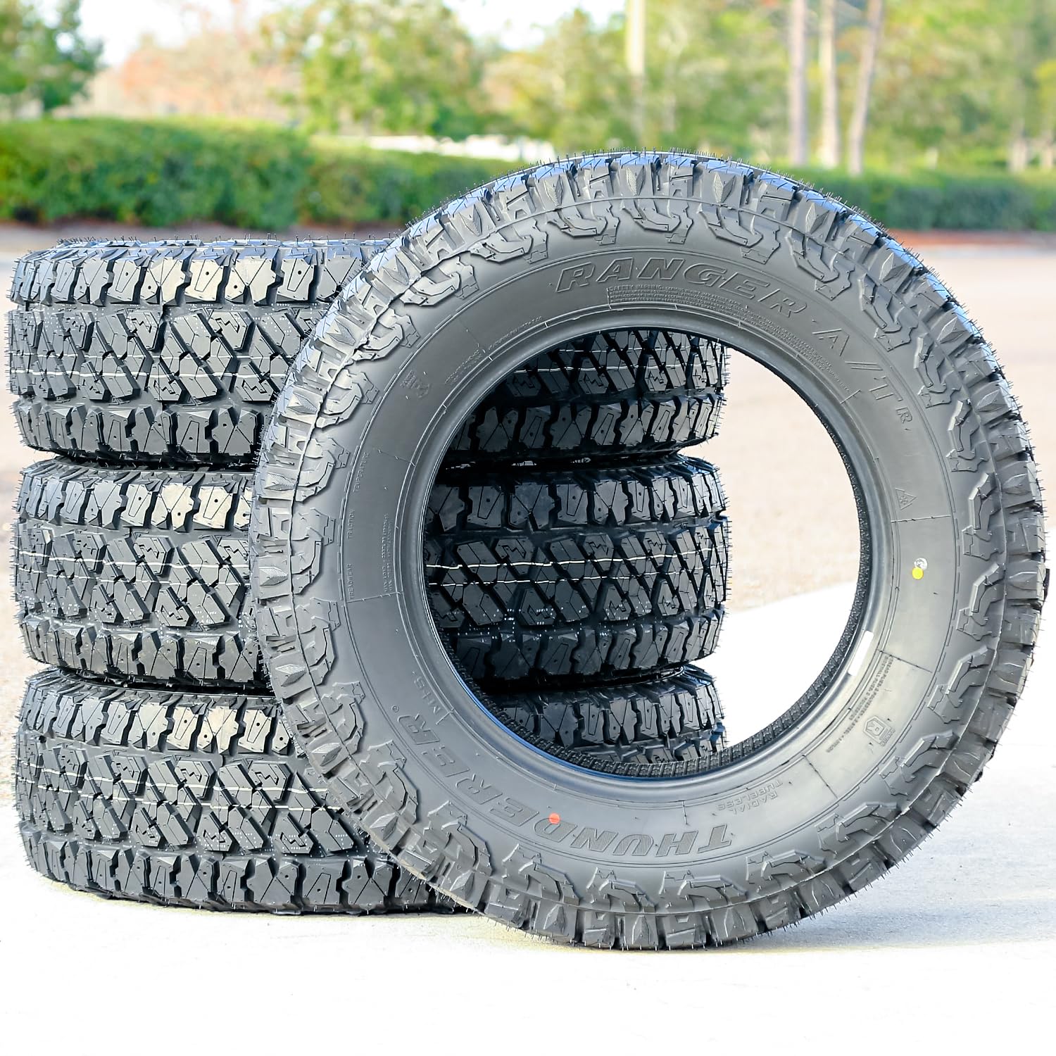 LT225/75R16 E RANGER A/TR All-Terrain Tire - 10 Ply Load Range E - Durable Off-Road & Highway Use - Perfect for Trucks, SUVs & Commercial Vehicles