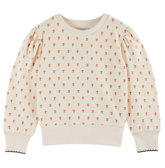 Emile & Ida Imprime Sweatshirt for Kids & Teens (6M-14Y) - Soft Cotton Pullover Hoodie for School, Playdates & Casual Wear