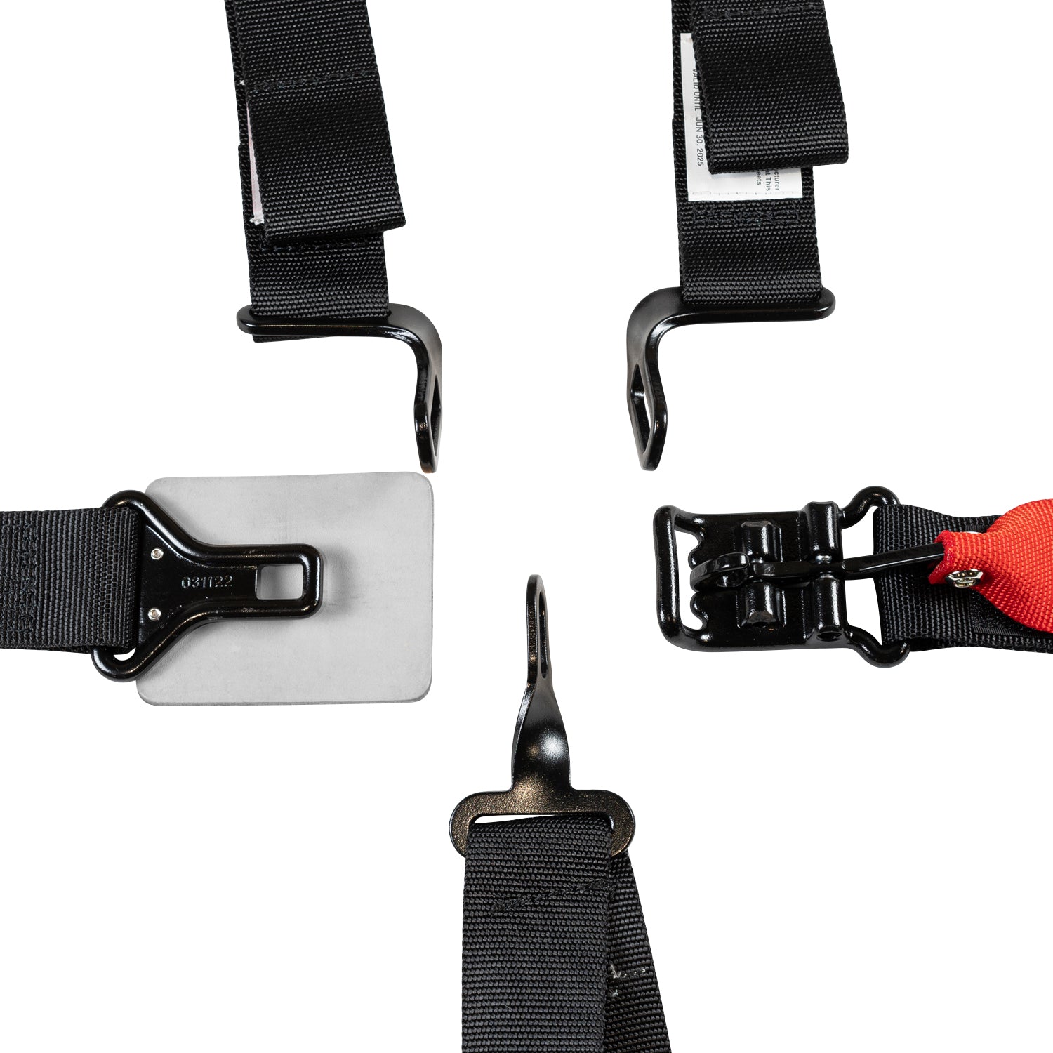 Zamp 6-Point Racing Harness SFI 16.1 Certified - 2 Pull Up/Pull Down Adjustable Straps for Enhanced Safety | Perfect for Motorsports, Track Days & Off-Road Racing