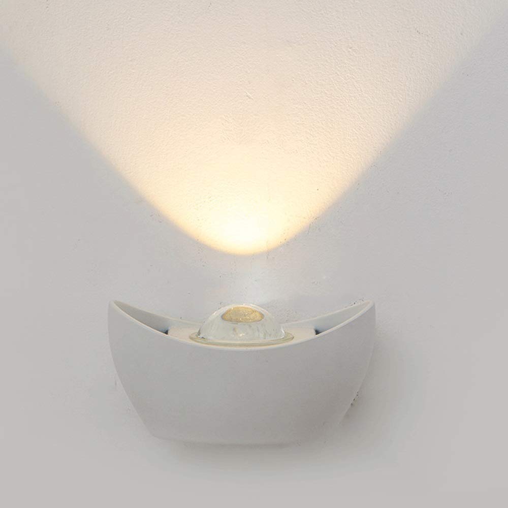 AMBAYZ Siet Modern 10W LED Wall Sconce - Aluminum Indoor Wall Mount Light for Living Room, Bedroom, Staircase & Hallway (17x9x10cm) - Perfect for Ambient Lighting and Home Decoration