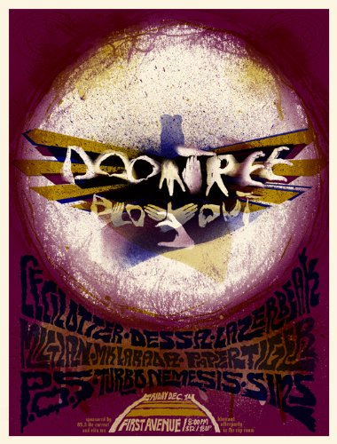 Doomtree Blowout 3 Graphic T-Shirt - Burlesque of North America Collection | Hip Hop Streetwear for Concerts & Urban Fashion