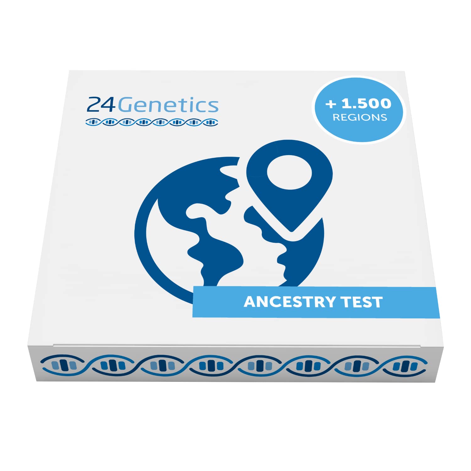 6-in-1 DNA Test Kit: Comprehensive Genetic Analysis for Health, Nutrigenetics, Sports Performance, Skincare, Pharmacogenetics & Ancestry - At-Home DNA Testing with Detailed Reports - Perfect for Personalized Wellness & Family History Discovery