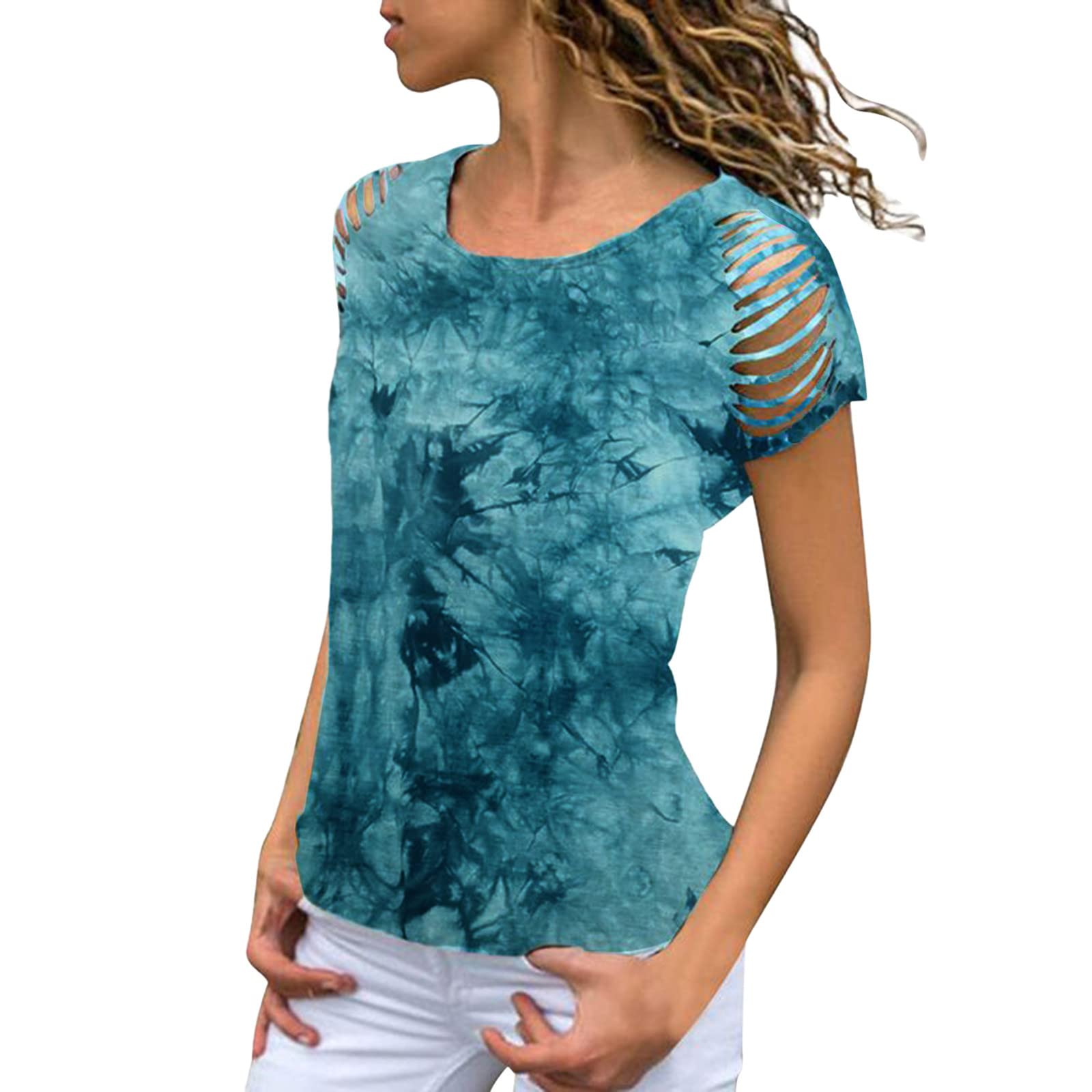 Women's Long Sleeve Workout Tops - Breathable Round Neck Fitness Shirts for Yoga, Running & Gym - Moisture Wicking Athletic Blouses for Women
