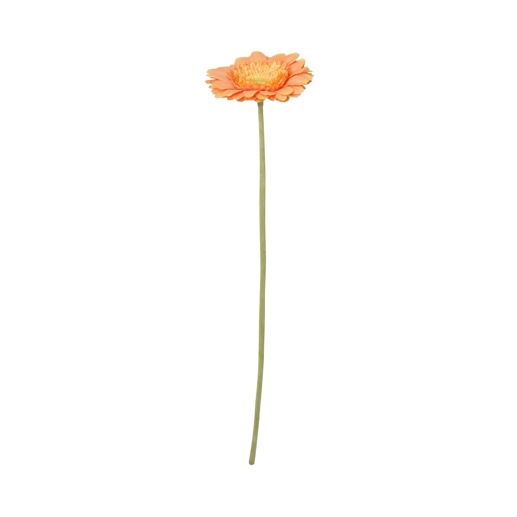 Large Orange Gerbera Artificial Flowers - Realistic Silk Floral Decor for Home, Wedding, Party & Office