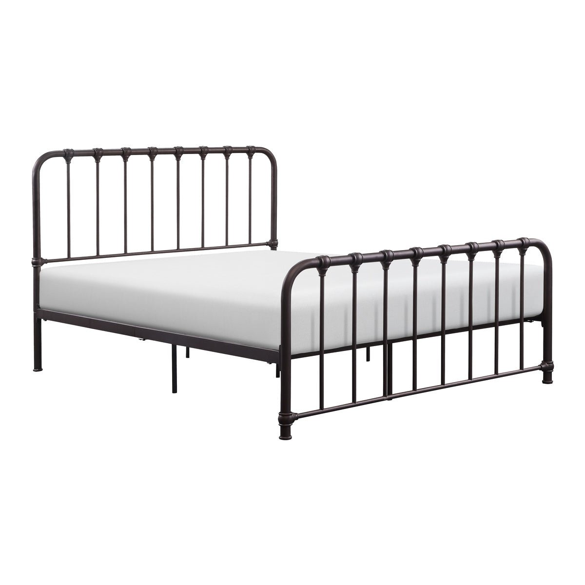 Bethany Collection Full Platform Bed Frame - Queen Size, Modern Wooden Bed with Sturdy Slat Support for Bedroom, Guest Room & Dorm