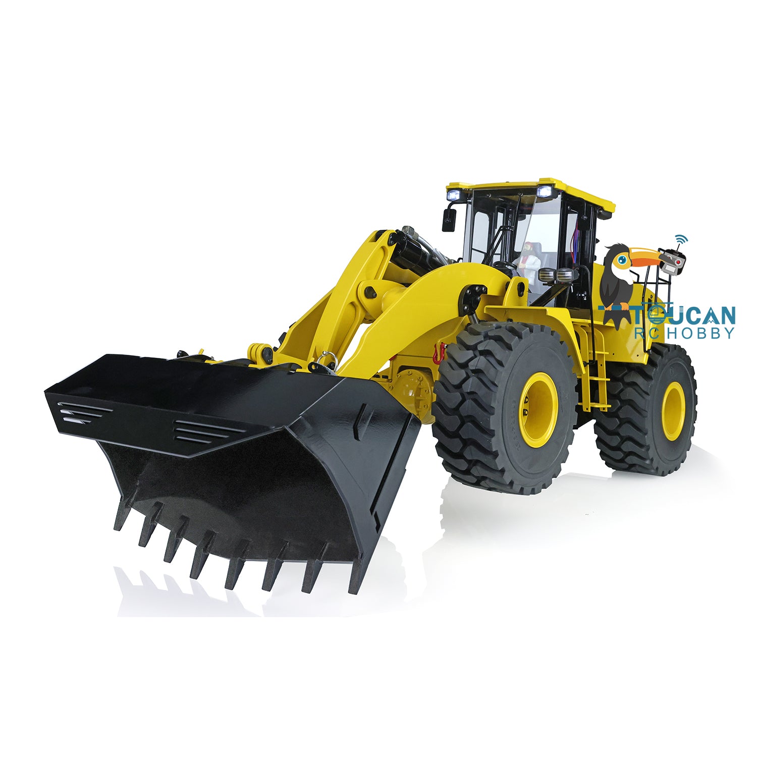 1/14 Scale WA470 RC Hydraulic Loader Toy - 980L Metal Construction Vehicle with Lights & Sound | Ready-to-Run XDRC Remote Control Truck | Perfect for Kids Play, Construction Site Simulation & RC Hobbyists