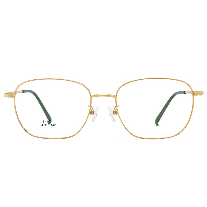 Bclear Men's Full Rim Titanium Alloy Eyeglasses ZT1124 - Lightweight Durable Glasses for Work, Reading & Driving