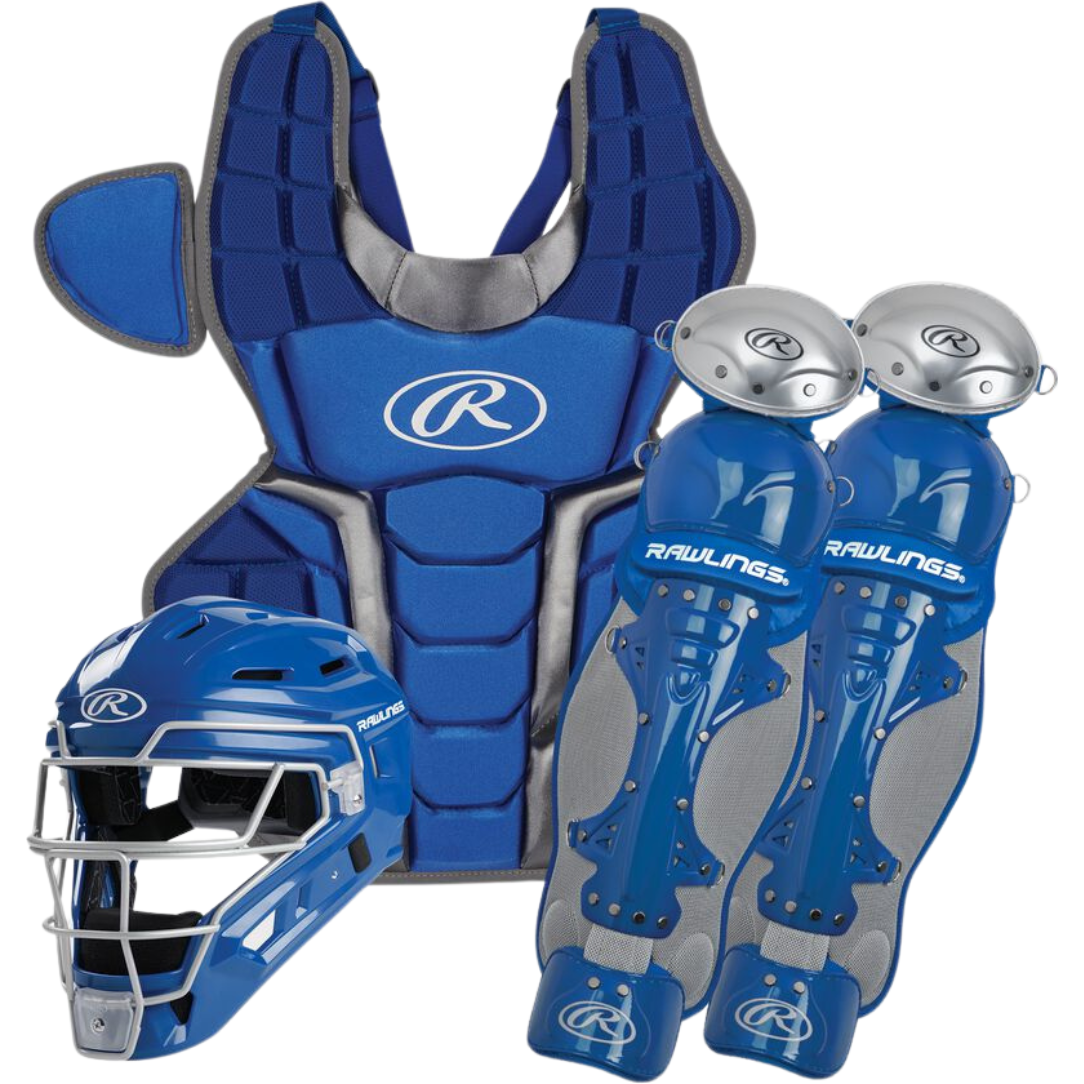 Rawlings Renegade 2.0 Intermediate Baseball Catcher's Gear Set - Chest Protector, Leg Guards & Helmet for Youth & Teen Players - Perfect for Training & Game Day