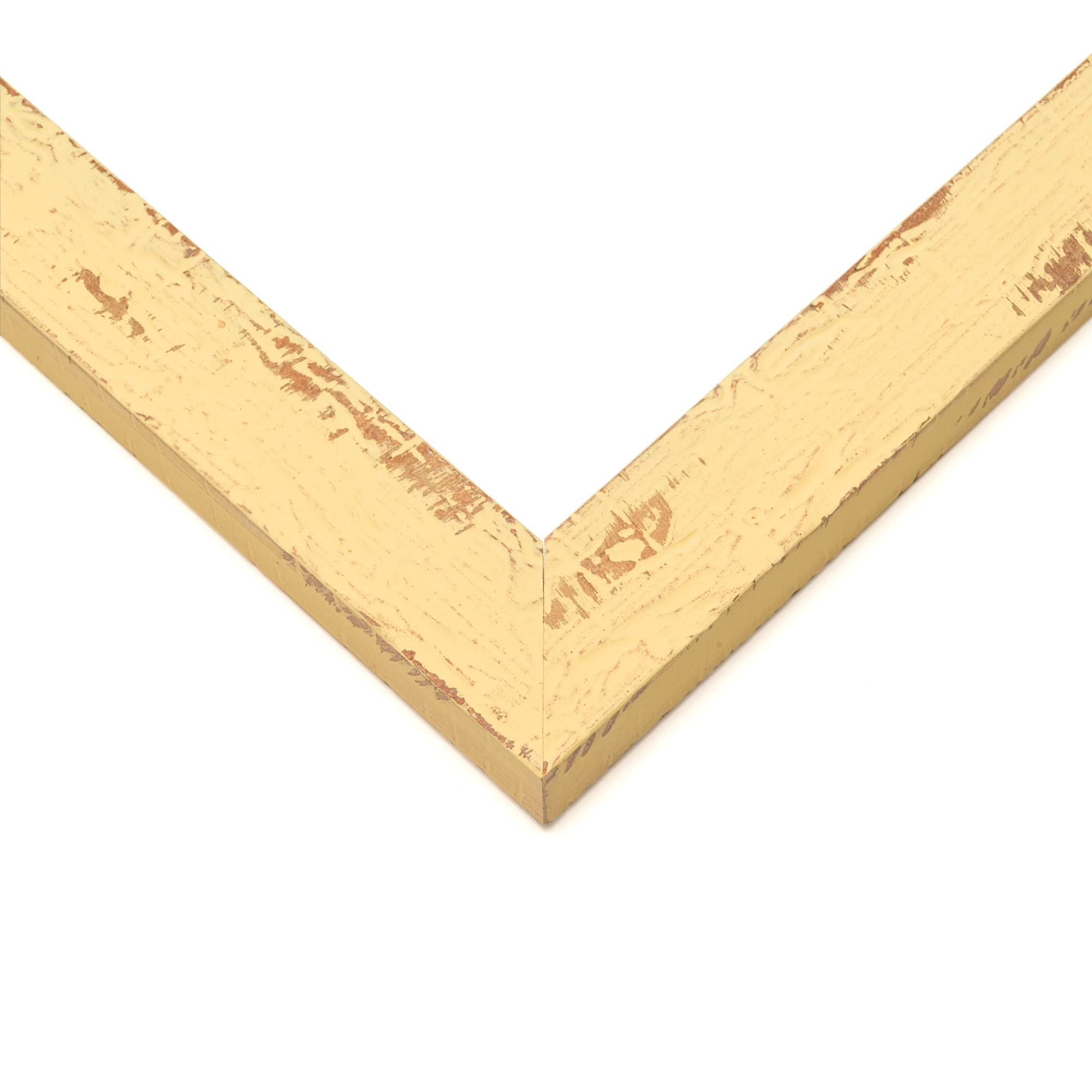 27x41 Yellow Rustic Farmhouse Wood Picture Frame - Solid Wood Photo Frame with UV Acrylic & Hanging Hardware - Perfect for Farmhouse Decor, Gallery Walls & Living Room Art Displays