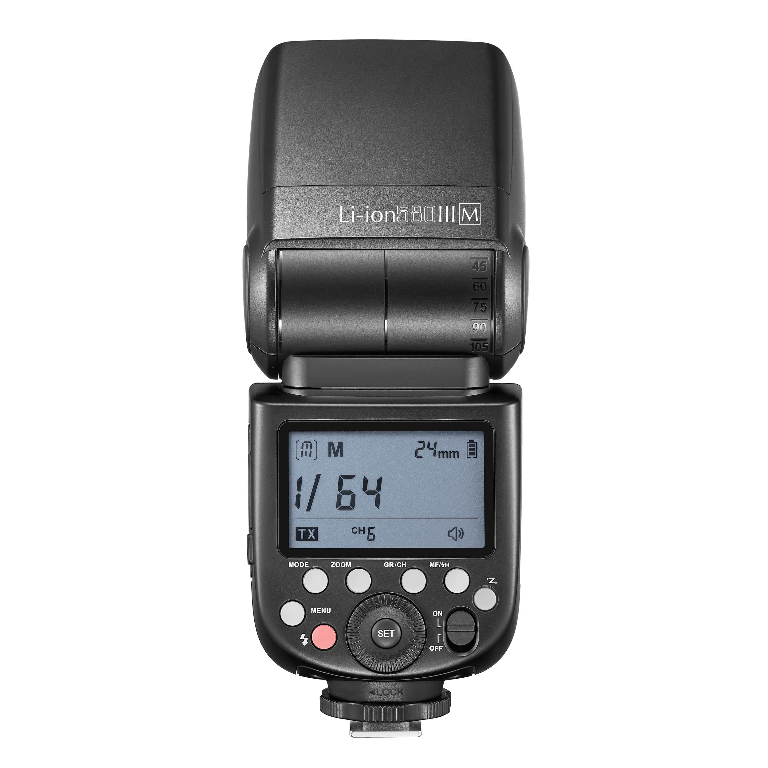 Ving V850III Li-Ion 580III Manual Speedlite Flash with Built-In 2.4GHz Receiver & High-Speed Sync - Perfect for Portrait, Wedding, and Studio Photography