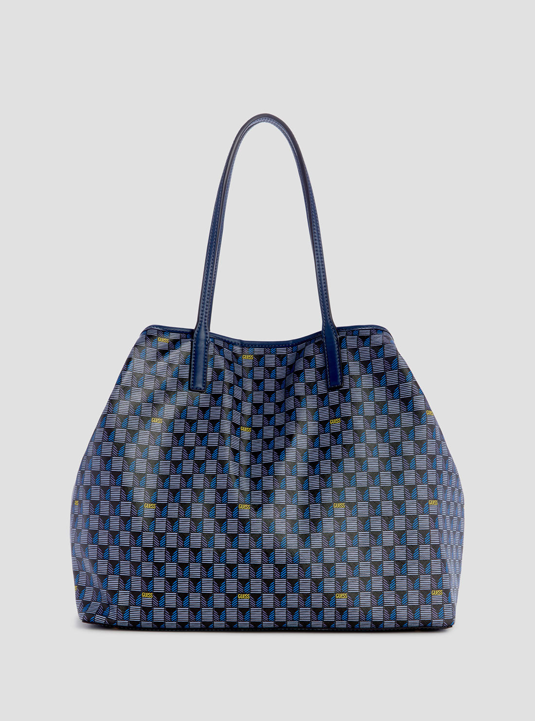 Blue Logo G Wave Large Tote Bag for Women - Stylish Spacious Beach Tote with Shoulder Straps - Perfect for Travel, Shopping & Work Commute