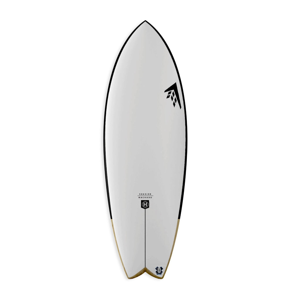 Machado Seaside 5'4 Surfboard - Helium Black with Futures Fins - Perfect for Small Waves & Summer Surfing