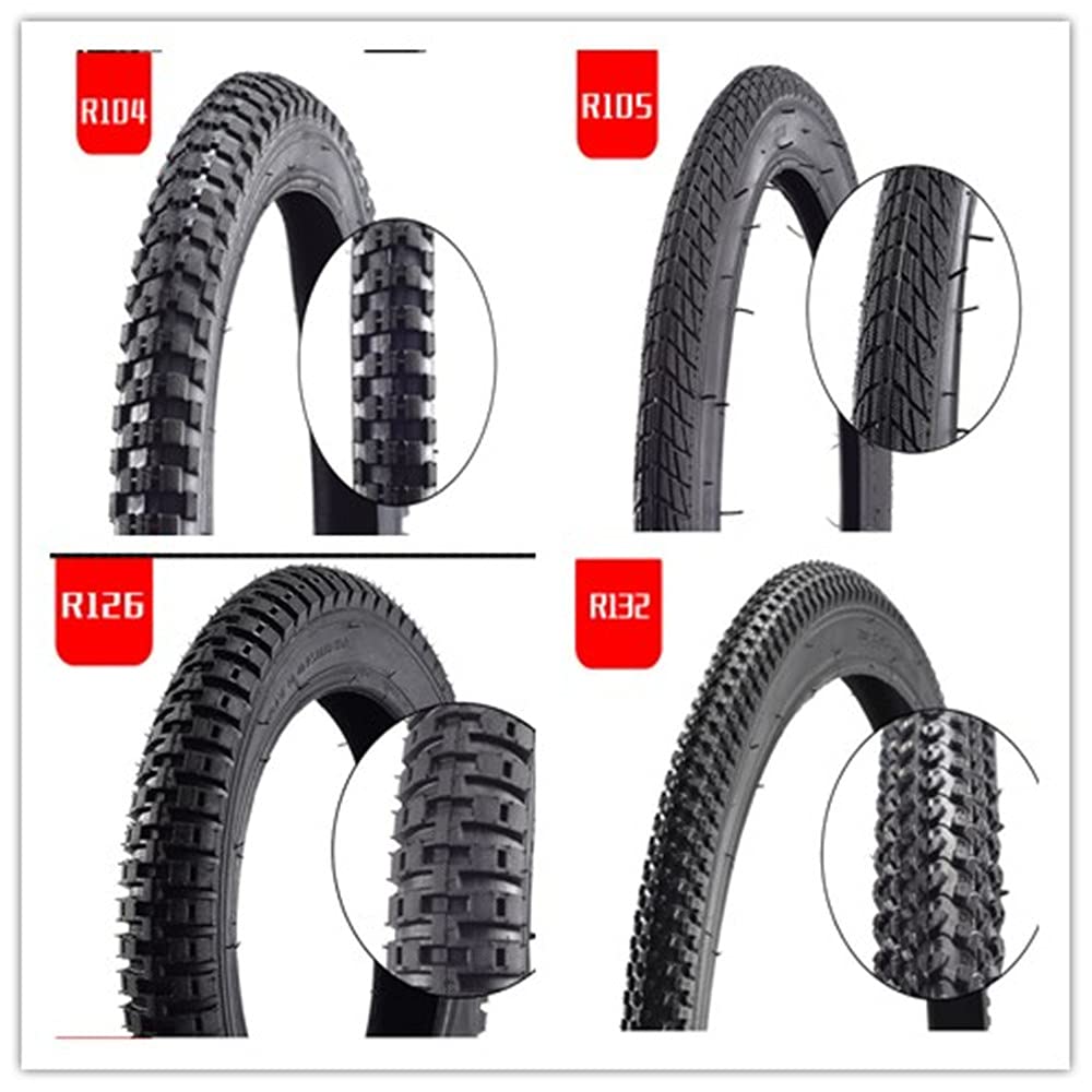 **12/14/16/18/20/22/24/26 X 2.4 Bike Tires for BMX, Mountain, Road & Folding Bikes - Durable & Puncture-Resistant for Off-Road, Commuting & Urban Riding**