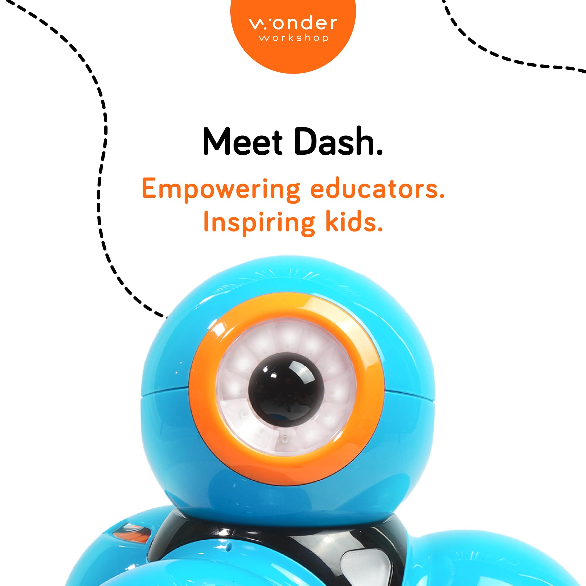 Dash Robot Wonder Pack – STEM Coding Educational Bundle for Kids Ages 6+ | Learn Programming with Free Apps & Video Tutorials | Includes Launcher Toy, Sketch Kit for Drawing & Gripper Building | Perfect for Classroom Learning & Home STEM Activities