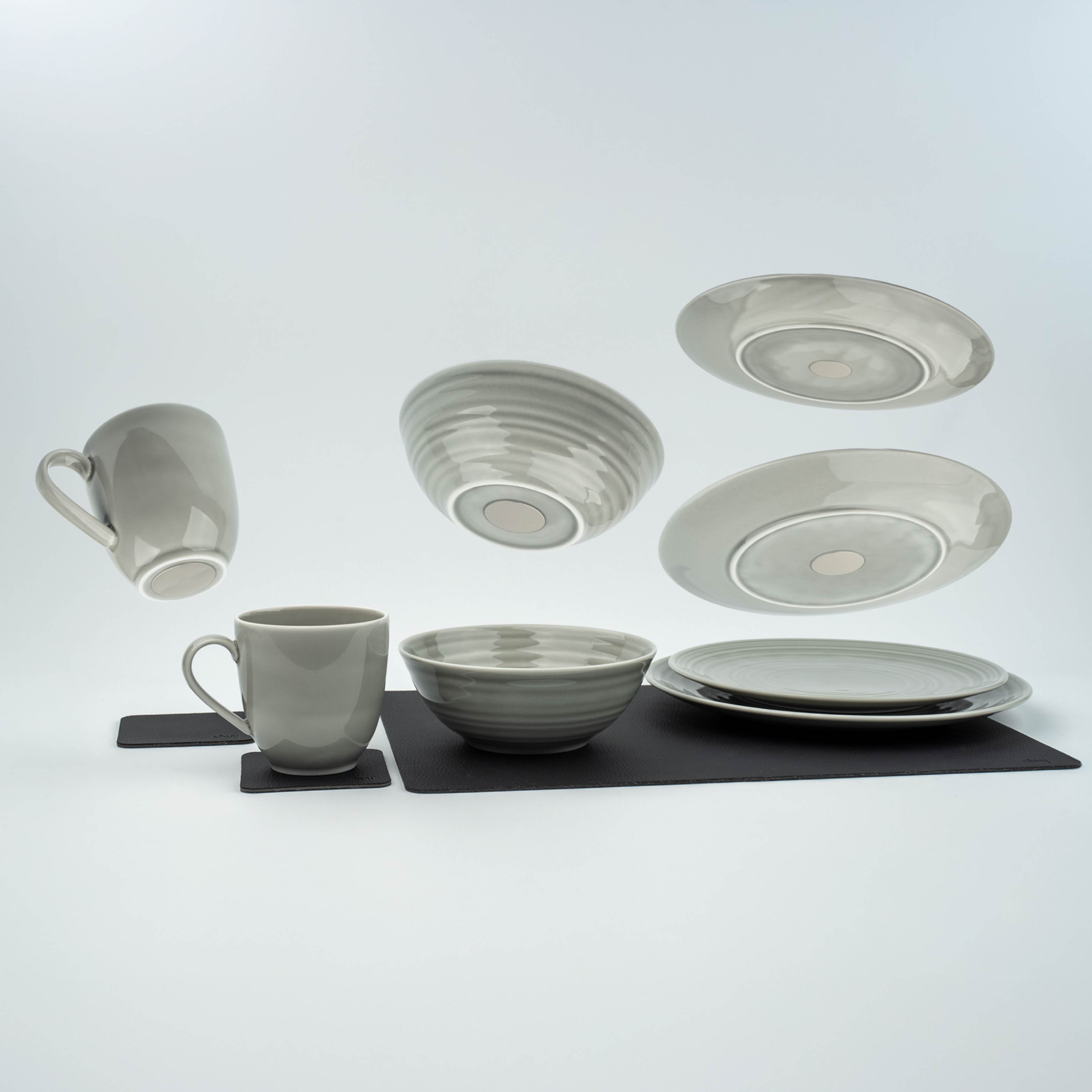Premium Porcelain Dinnerware Set with Magnetic Lids - Elegant & Durable Dish Set for Home, Kitchen, and Restaurant Use - Perfect for Daily Meals, Entertaining Guests, and Professional Dining