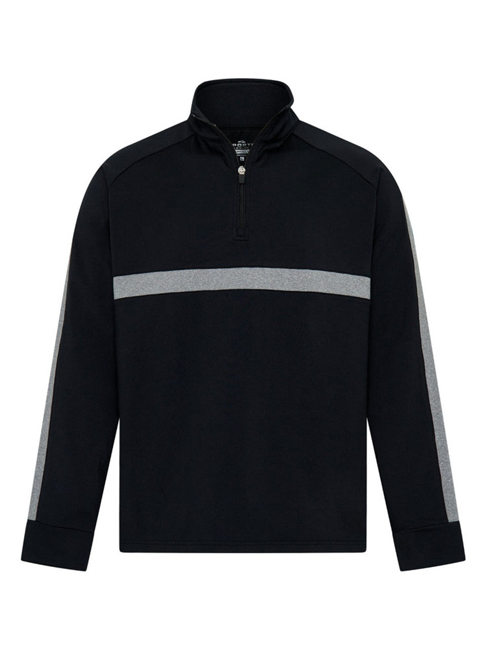 Sporte Leisure Ash Men's 1/4 Zip Pullover Fleece Jacket - Lightweight Quarter-Zip Sweatshirt for Running, Hiking & Casual Wear