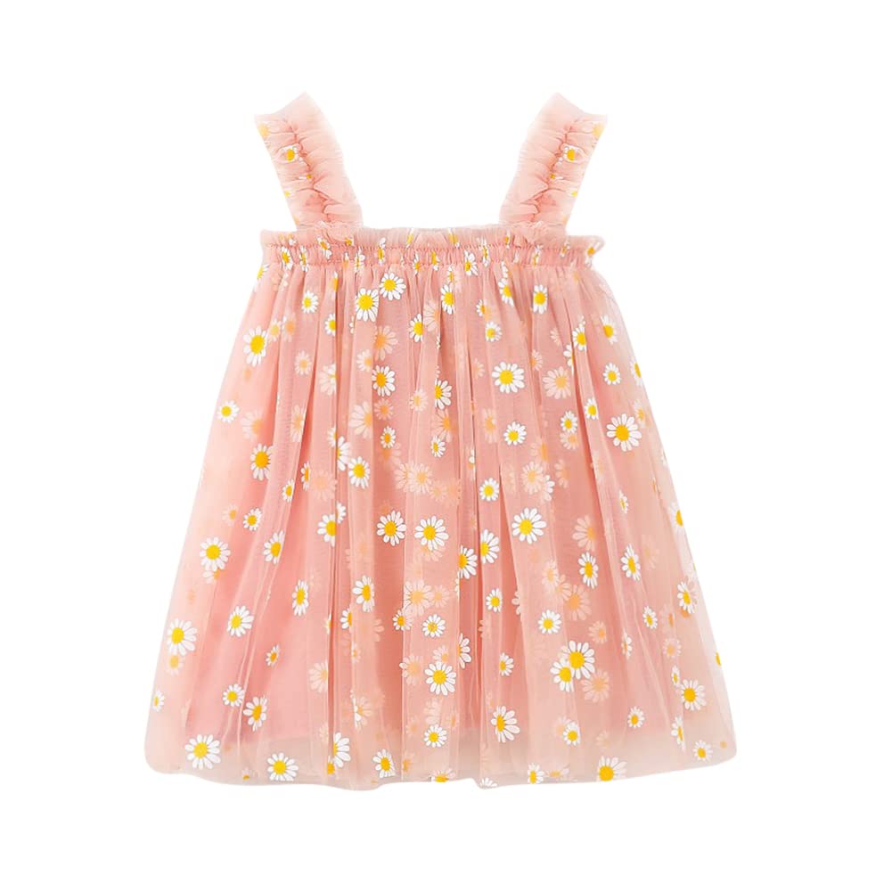 Layered Tulle Tutu Dress for Toddler Girls - Baby Princess Birthday Party Dress, Butterfly Design Summer Sundress for Photoshoot & Special Occasions