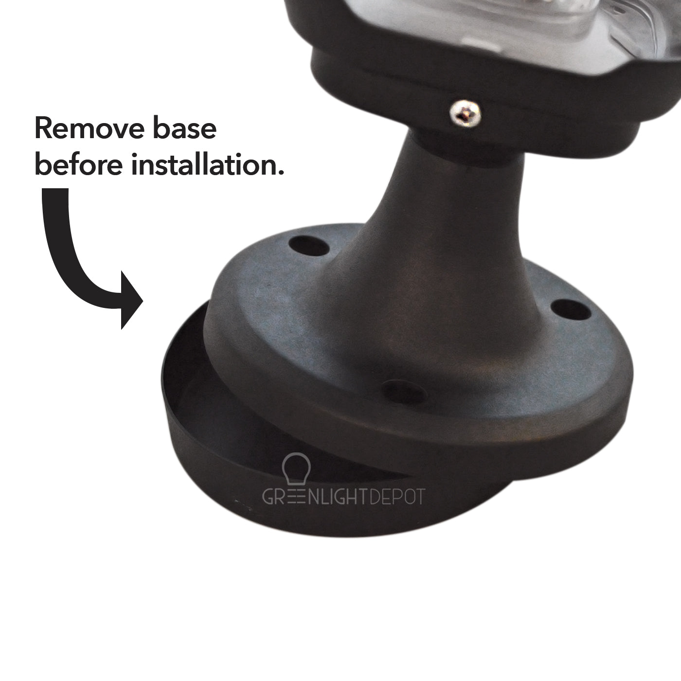 Solar LED Post Top Light - 100LM Outdoor Street Light for Pathways, Driveways, and Garden Lighting