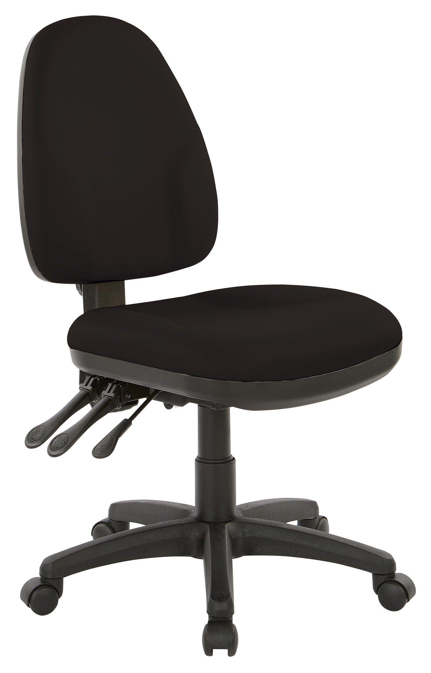 Ergonomic Office Task Chair with Dual Function - Adjustable Height & Lumbar Support for Home & Office Workspaces | Comfortable Desk Chair for Long Hours Sitting | Perfect for Remote Work, Gaming & Study
