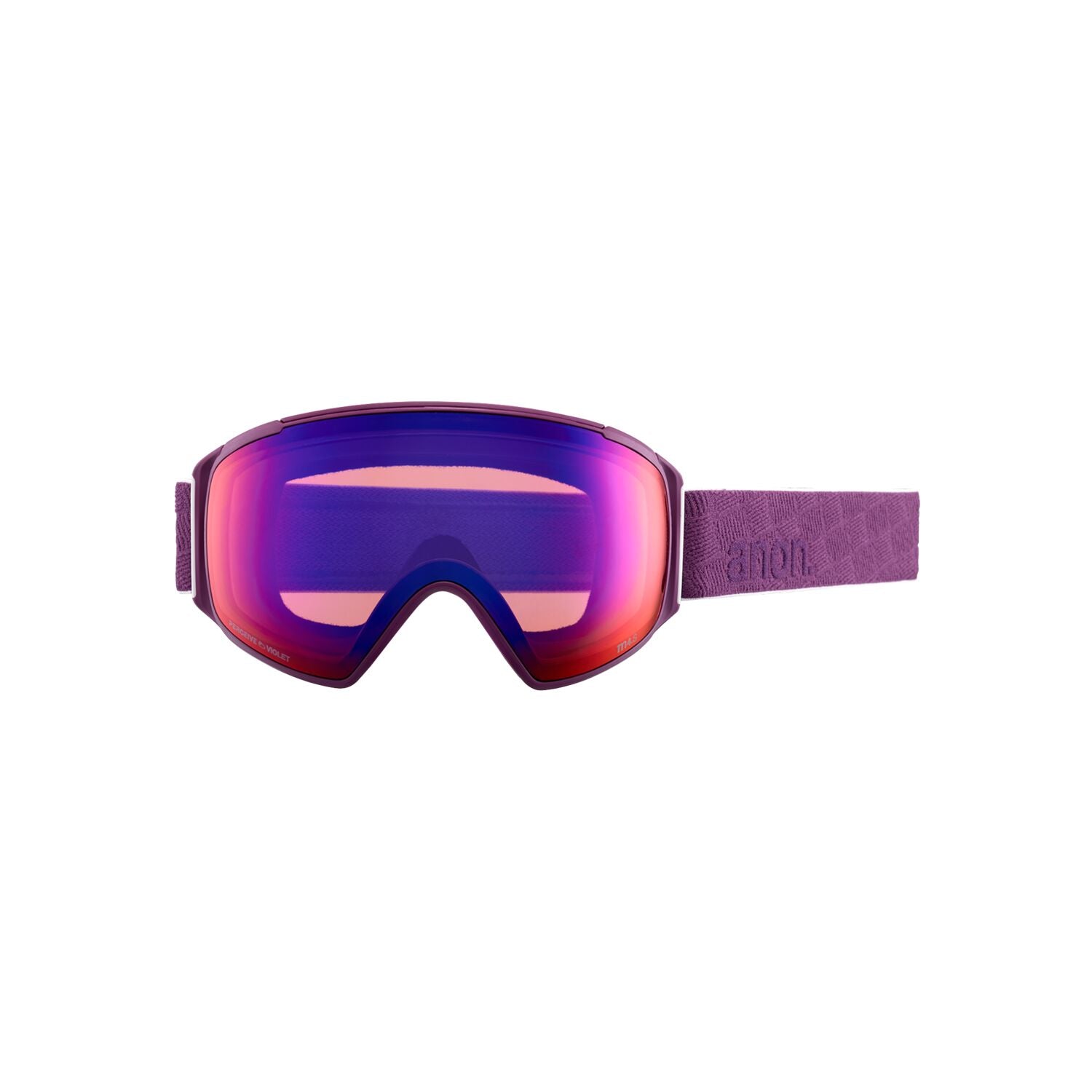 Anon M4S Toric Goggle - Grape with Perceive Sunny Onyx Lens - Ski & Snowboard Goggles for Men & Women - UV Protection for Outdoor Winter Sports